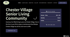 Desktop Screenshot of chestervillageseniors.com
