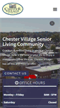 Mobile Screenshot of chestervillageseniors.com
